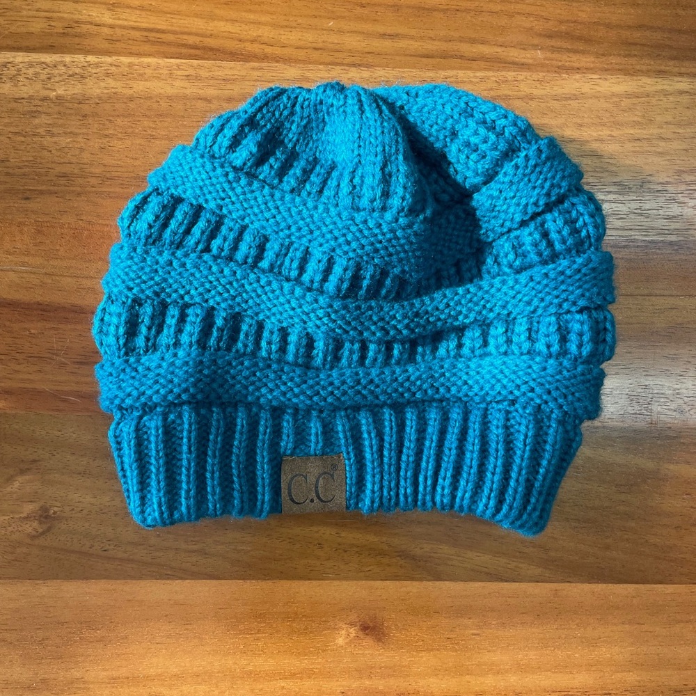 C.C Team Blue Knit Beanie